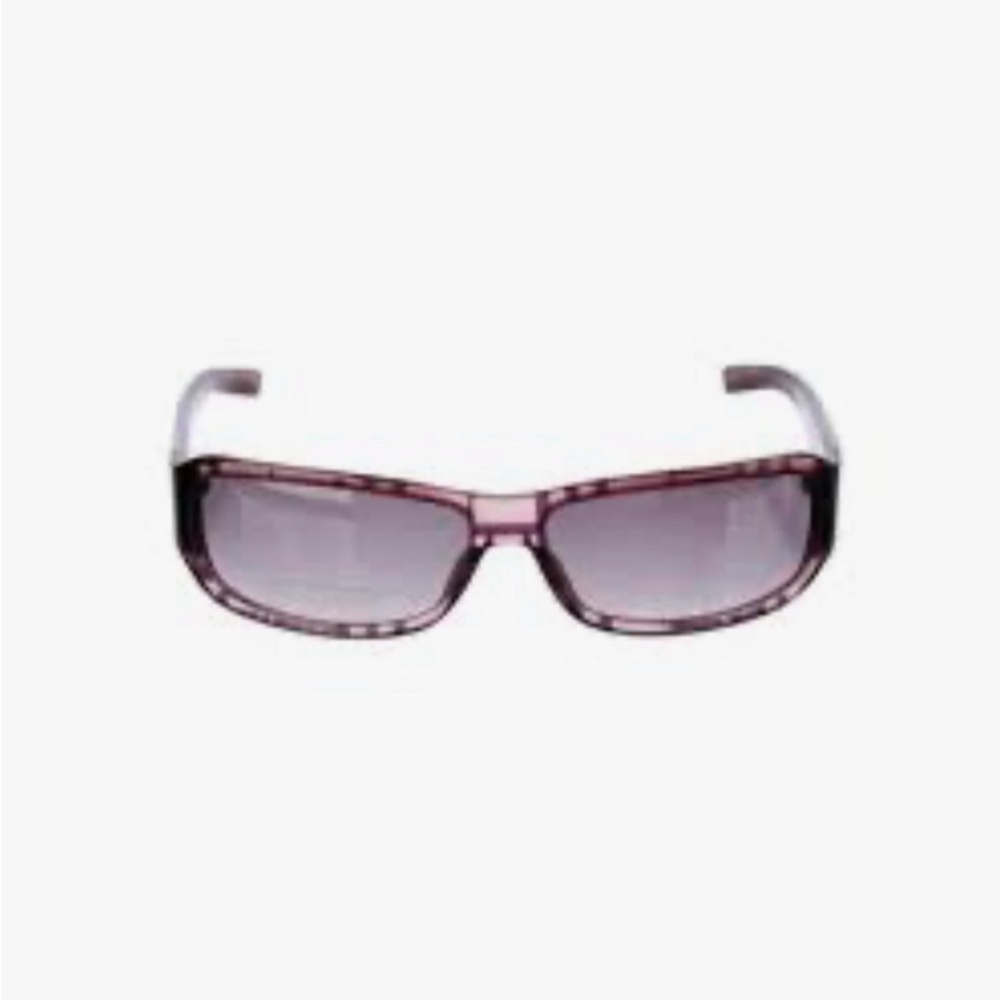 Vintage Pristine Burberry Shield Sunglasses in Burgundy Tortoiseshell Acetate
